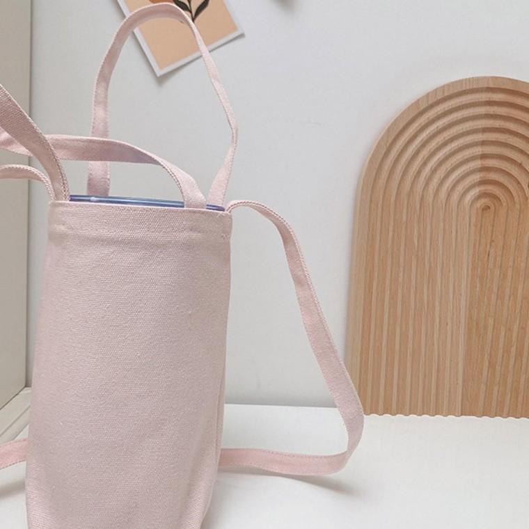 보냉 파우치 라이트핑크 물병 가방 핸드폰 휴대용 크로스백 커버