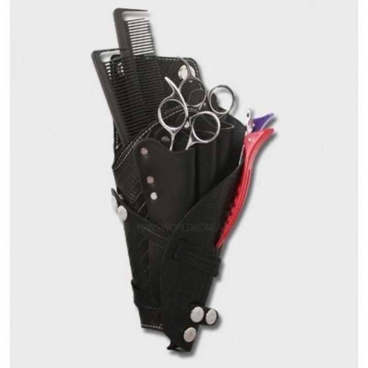 미용 가위 벨트 케이스 미용실 가위집 이발 BA 파우치