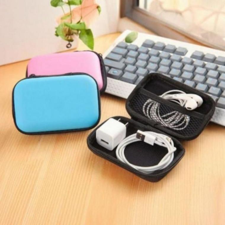 정리 유선 이어폰 케이스 USB 파우치 에어팟주머니 보관 줄이어폰 수납