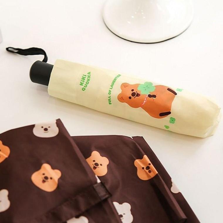 귀여운 3단 자동우산 58cm 1P 컴팩트 장마 우산