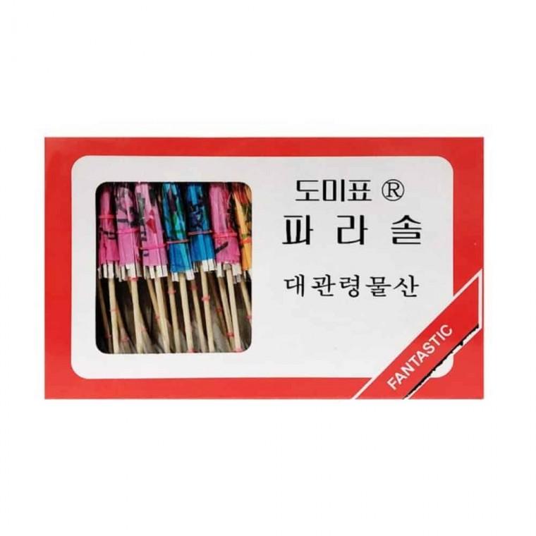 파라솔 우산꽂이 40p 5개 산적꽂이 은행꼬치 우드스틱 과일꼬지