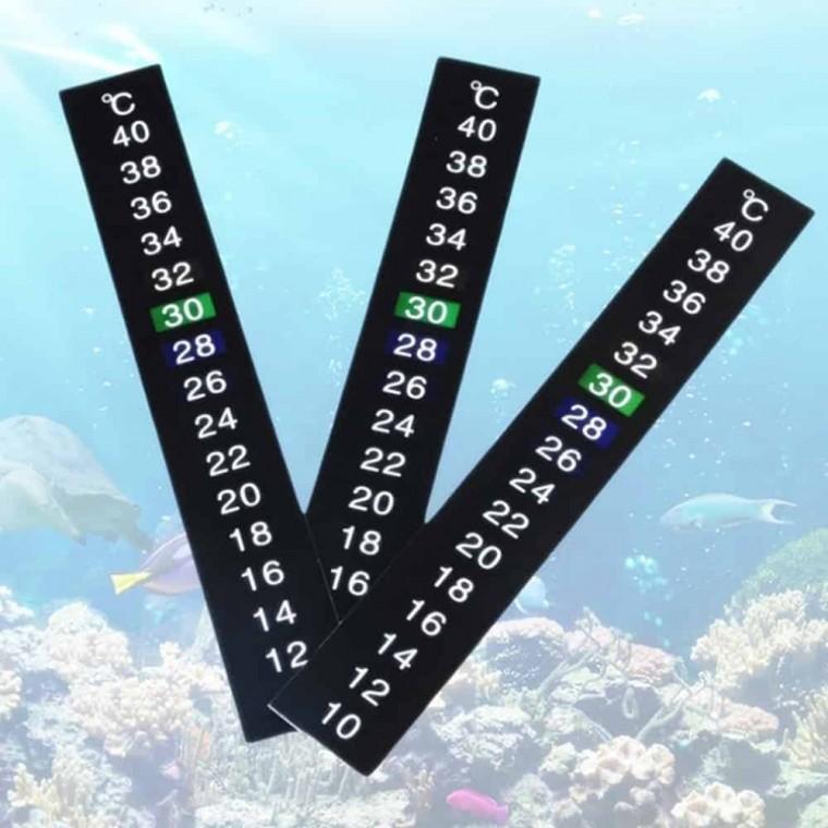 부착식 어항 온도계 수족관용품 수족관온도계 어항꾸미기 방수온도계