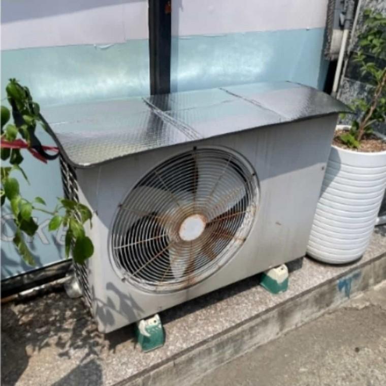 에어컨 실외기 차광막 커버 에어컨실외기보호커버 실외기방수커버 실외기지붕