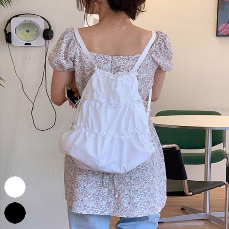 가벼운 나일론 여자 생활방수 스트링백팩 백팩