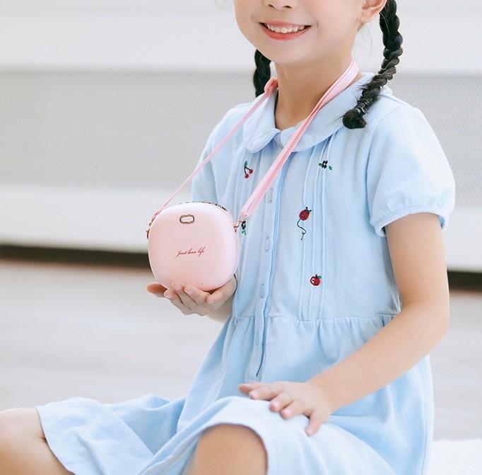 휴대용 미니 목걸이 3단조절 조개 선풍기 3컬러 대용량 배터리 저소음