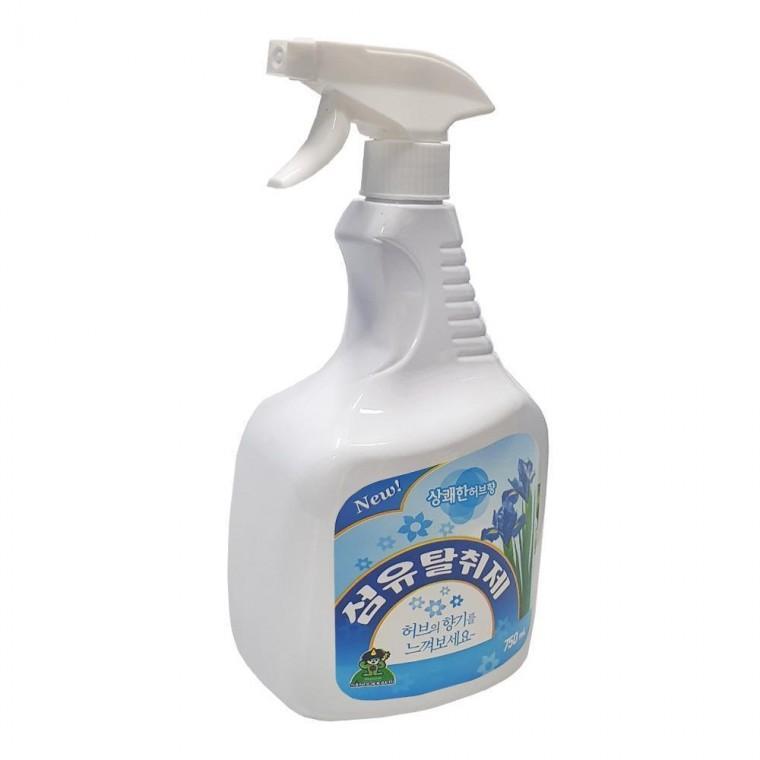 상쾌한 허브향 섬유탈취제 750ml 대용량 냄새 제거용 섬유 클리너