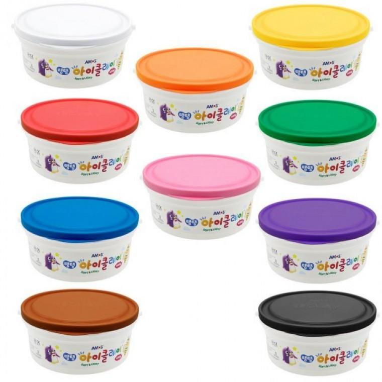 EAS 아모스 탱탱 아이클레이 대용량 버킷 400g 택1