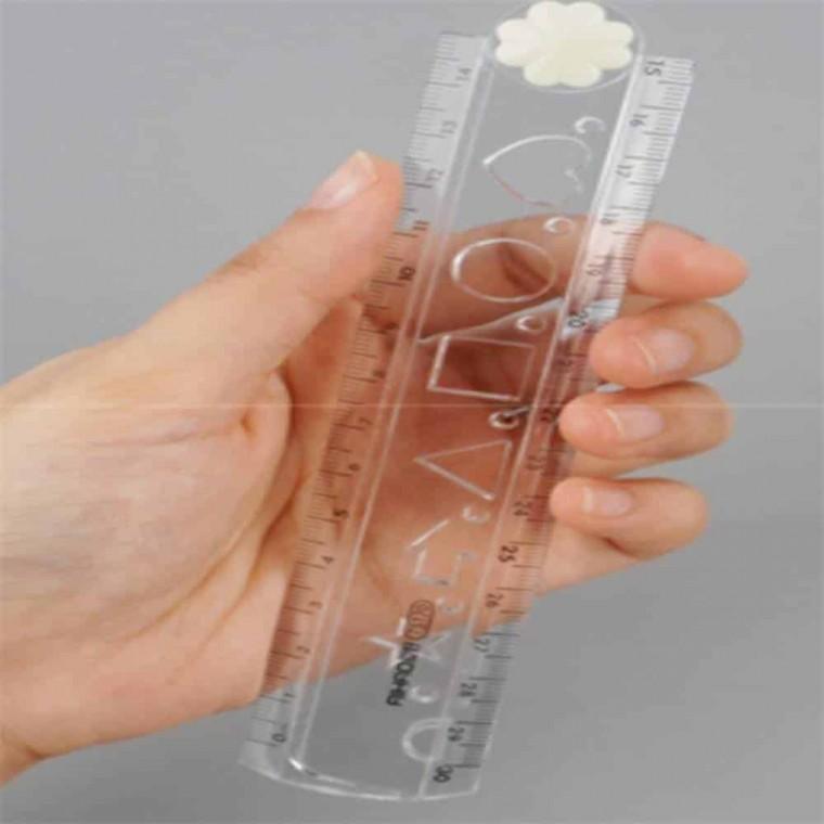 접이식 자 30cm 측정자 문구자 문구용자 휴대용자