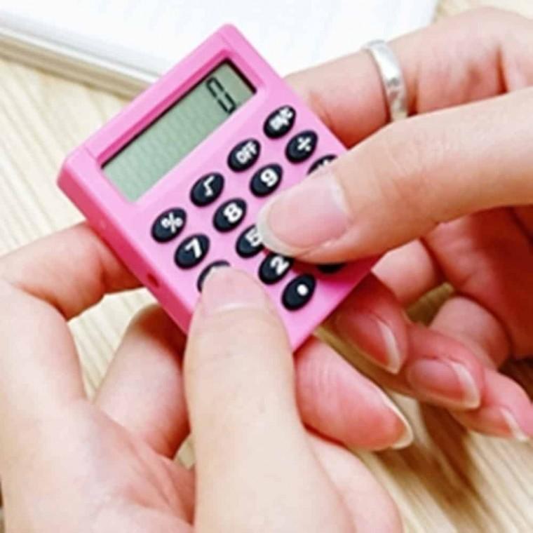 휴대용 미니계산기 컬러계산기 전자계산기 다용도계산기 심플계산기