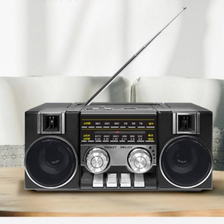 레트로 라디오 블루투스 스피커 MP3 휴대용 빈티지 클래식 코비55B 블랙