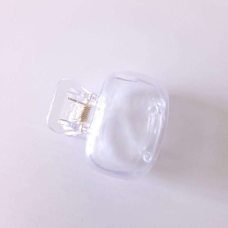 휴대용 칫솔캡 집게형 투명