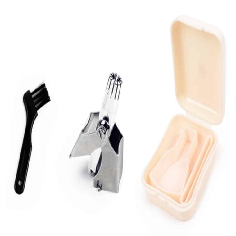 휴대용 코털제거기 코털정리기수동 코털가위 코털제모 콧털깍기