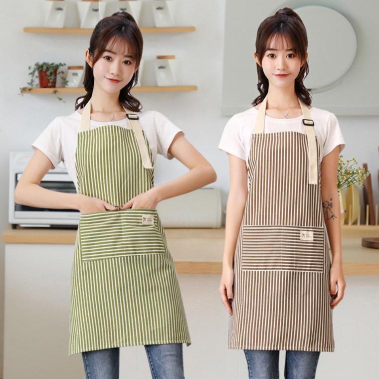 가정용 작업용 스트라이프 앞치마
