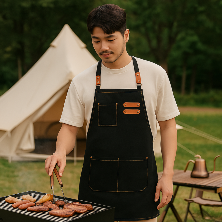다용도 멀티 남자 여자 앞치마 공용 바리스타 카페 목공 작업 까페 업소 가정 캠핑 여행 쉐프 미술 소품