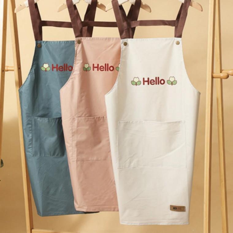 바리스타 공방 아이보리 주방 방수 식당 어린이집 카페 앞치마
