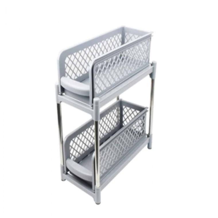 슬라이딩 선반 그레이 슬라이딩주방선반 씽크대슬라이딩정리선반 싱크대수납정리함 레일선반 주방슬라이딩
