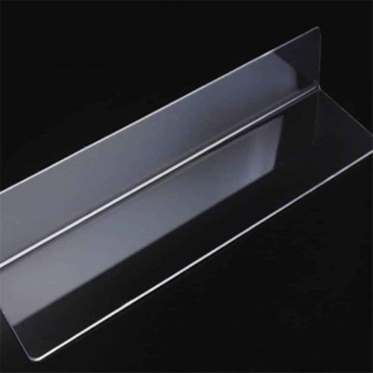 L형 투명 칸막이 25x6cm 1P 일반형 투명가림막 선반칸막이 아크릴가림막 사무실칸막이 마트칸막이