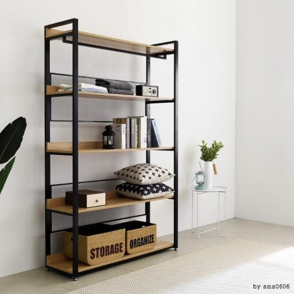 가구산책 5단 1200 드레스장 철제 선반옷장 GG103