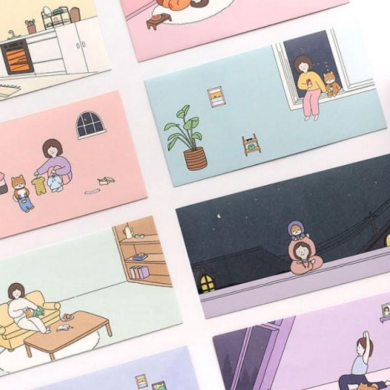 편지 명절 기프트 용돈 봉투 랜덤 N 세트 봉투 세배돈 핑크풋 부모님용돈 카드