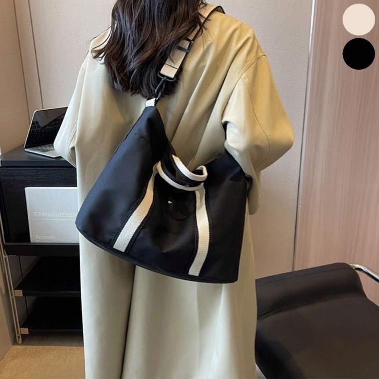 토트백 보부상가방 배색 스쿨룩 크로스백 빅백 데일리