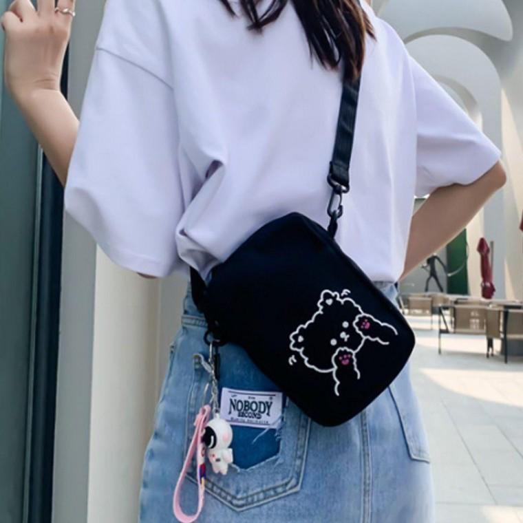 학생 캐주얼 미니 숄더백 신상 블랙 가방 크로스백