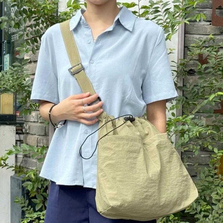 빅포켓 나일론 크로스백 여자 가방 가벼운 데일리