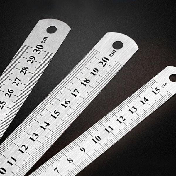 스틸자 스텐 눈금자 철제 30cm 자