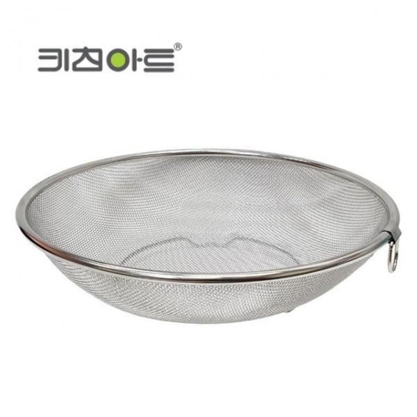 키친아트 특대 스텐레스 야채 바구니 28cm 과일 채망
