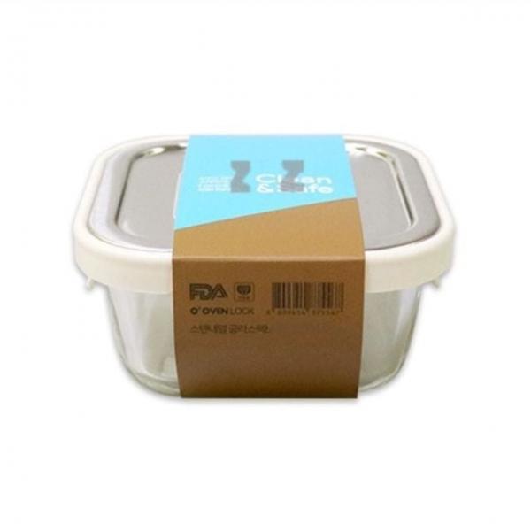 반찬통 보관 용기 정1호 냉장고 320ml 밀폐용기 스텐