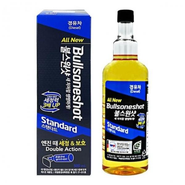불스원샷 스텐다드 엔진 세정 보호 경유차용 500ml