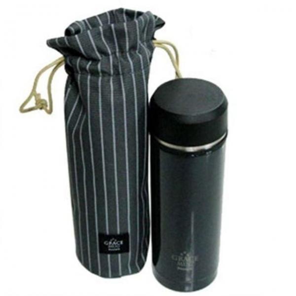보틀 350ml 스텐 블랙 피콕 보온병 물병 텀블러 물통