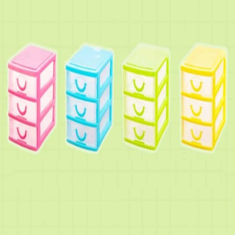 3단 미니 서랍장 사무실서랍 화장품수납함 사탕보관용기 다용도정리함 소품보관함