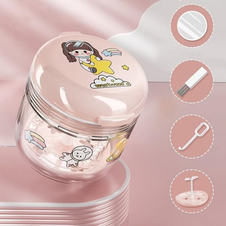 틀니 보관함 틀니 세척 정리함 틀니통 세트