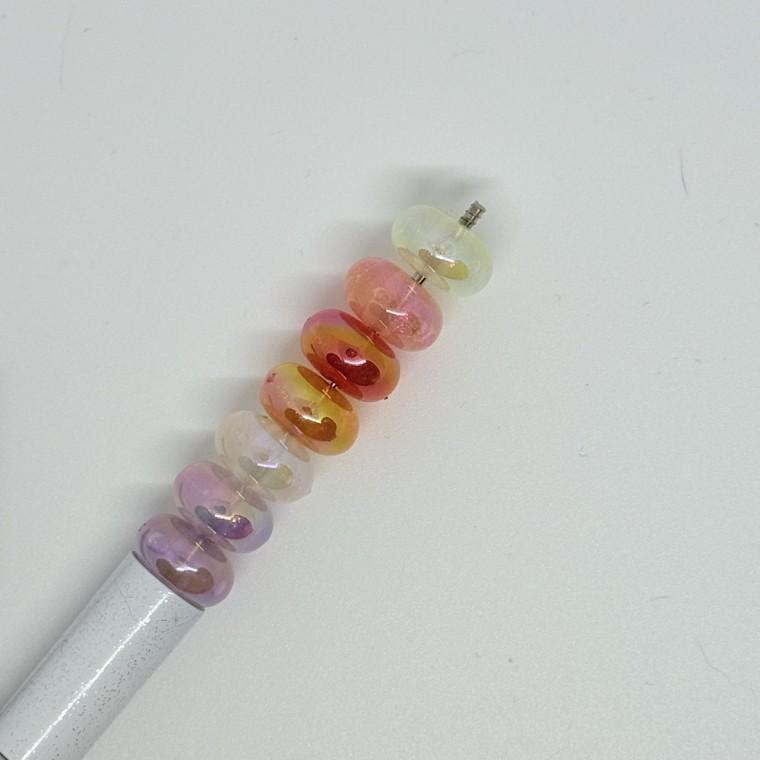 볼펜꾸미기 볼꾸 동대문 꾸미기 DIY 알록달록 미니 랜덤 사탕 캔디 구슬 오로라 유광