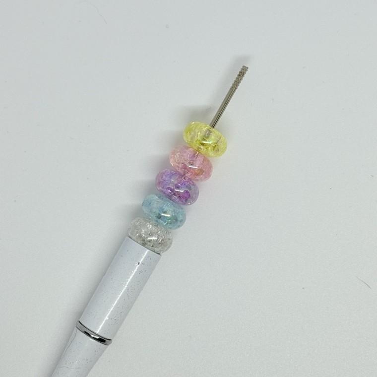 볼펜꾸미기 볼꾸 동대문 꾸미기 DIY 알록달록 미니 랜덤 사탕 캔디 구슬 오로라 투명 크리스탈
