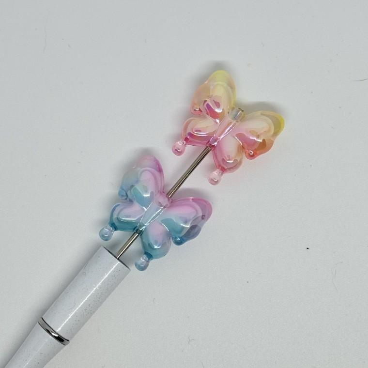 볼펜꾸미기 볼꾸 동대문 꾸미기 DIY 캐릭터 알록달록 미니 나비 오로라 그라데이션 버터플라이
