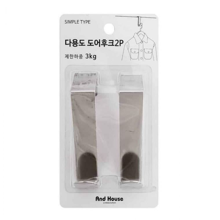 도어후크 2P 도어걸이 문옷걸이 도어행거 벽걸이옷걸이