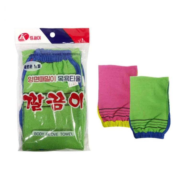 양면 때밀이목욕타올 5P 샤워장갑 때밀기 때밀이장갑 목욕장갑