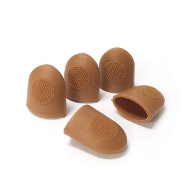 손가락골무 5p 바느질골무 손보호장갑 손가락덮개 책장넘기기