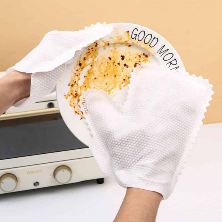 청소 걸레 장갑 20P 청소용부직포 먼지청소