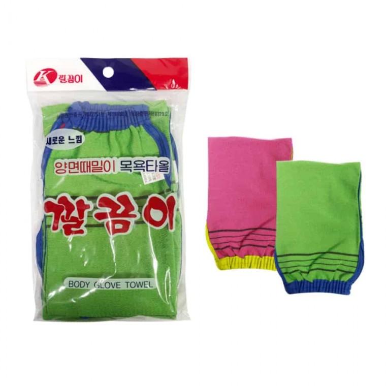 양면때밀이 목욕타올 5P 때밀이타올 때타월 때밀이장갑 샤워때타올