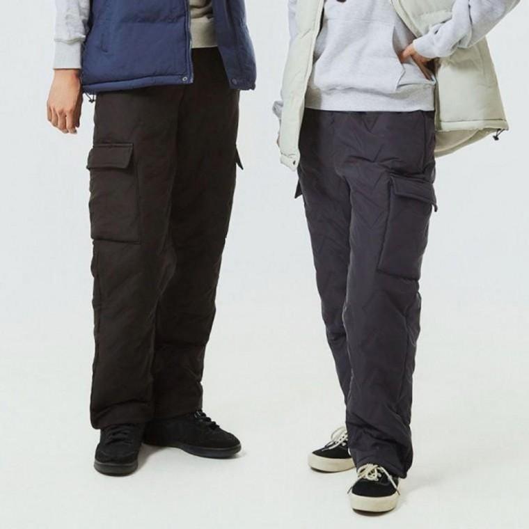 겨울 기모 카고 바지 방수 방한 패딩바지 등산 작업복 등산 남성 방한 겨울 오토바이 작업복 바지 방수