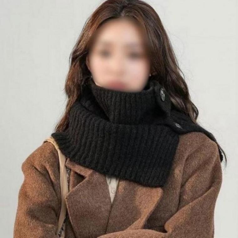 자전거 넥워머 방한모자 스카프 겨울워머 목도리 머플러 등산워머 융털 혹한기 겨울워머 목폴라 단추