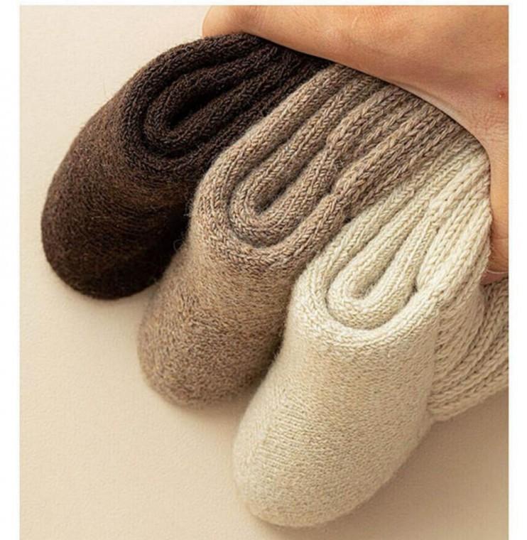 겨울양말 기모양말 데일리 양말 도톰한 겨울 기모 3개 발목 여자