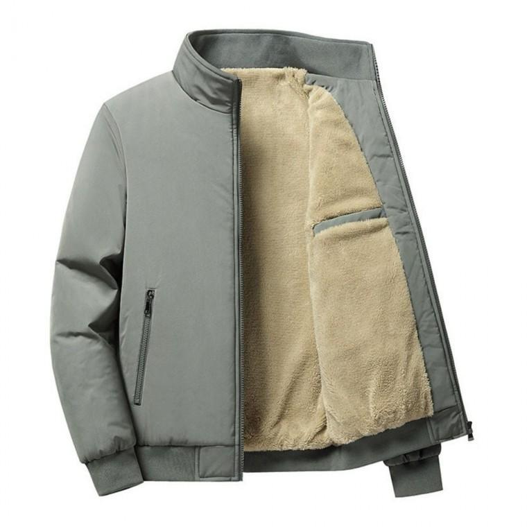 겨울 점퍼 겨울 남자 숏 기모 하프넥 3color 아우터 안감