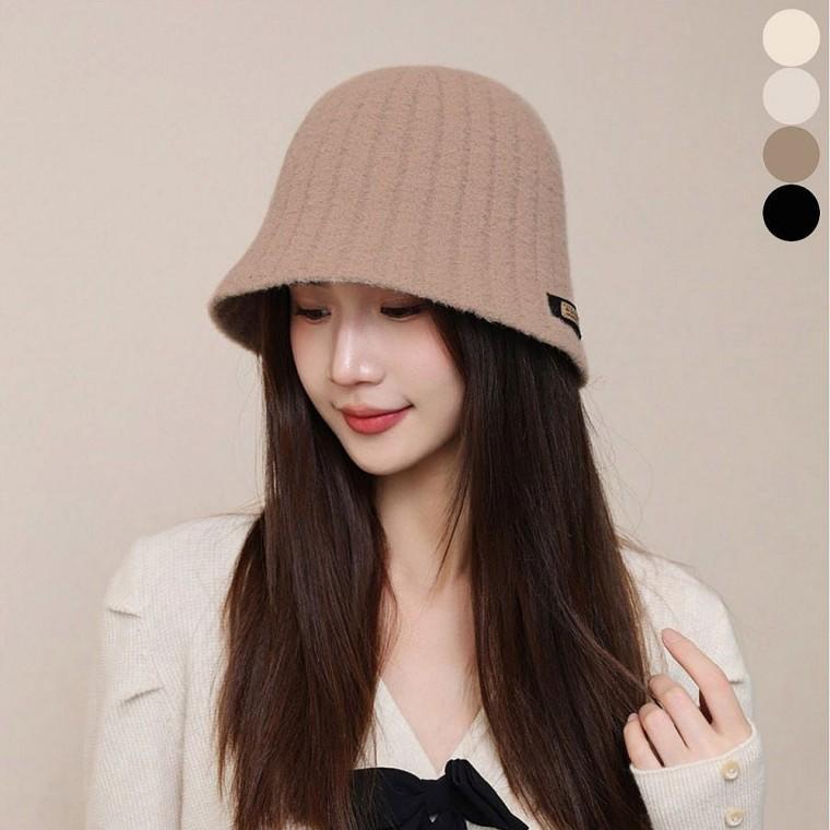 골지 겨울벙거지 여자 버킷햇 니트버킷햇 니트 겨울