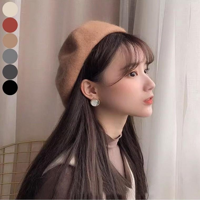 울 모직베레모 혼방 베레모 화가모자 겨울 6color 여자