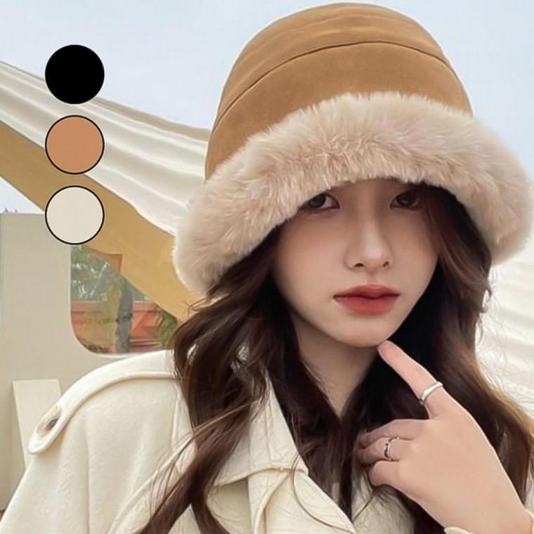 몽골리안 버킷햇 털모자 겨울 방한 따뜻한 벙거지 패션 등산 골프 모자