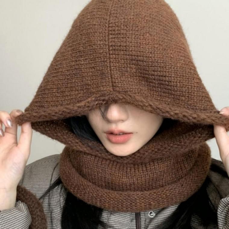 겨울 모자 후드 (초) 넥워머 니트 머플러 바라클 라바