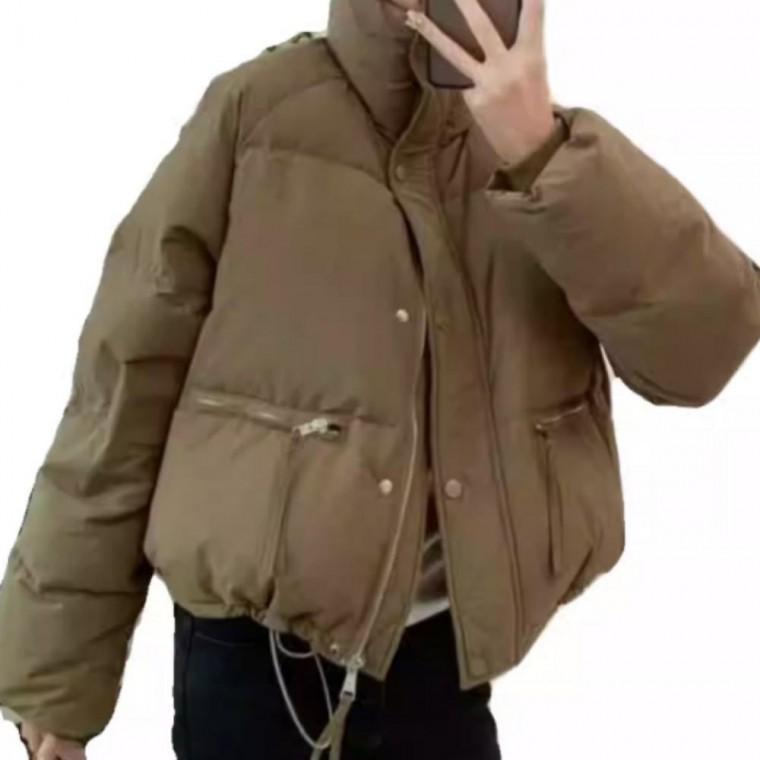 커플 부드러운 여자 점퍼 자켓 보온 겨울 숏패딩